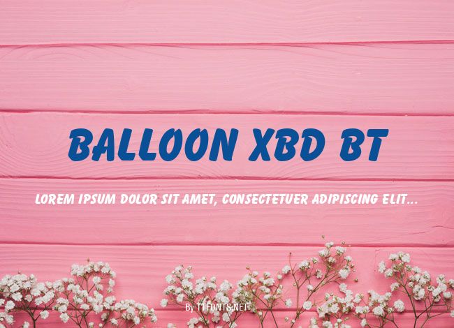 Balloon XBd BT example